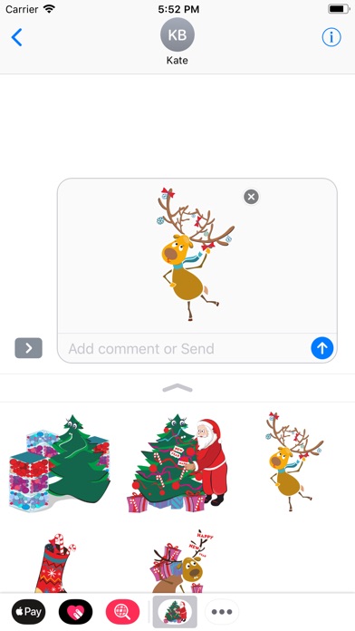 New Year: sticker for iMessage screenshot 2