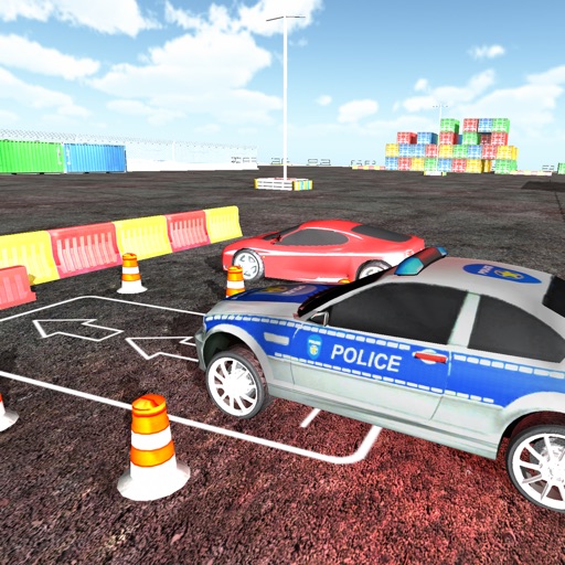 Real Police Car Parking 3D Sim icon