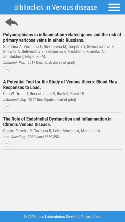 Biblioclick in Venous disease