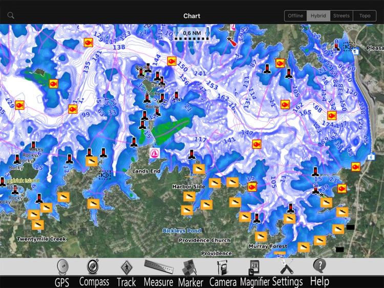 Zug - Aegeri Lakes Charts Pro