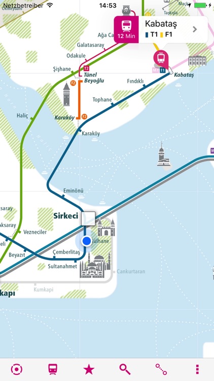 Istanbul Rail Map