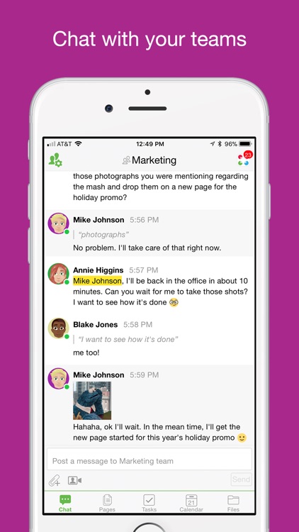 Samepage: Team Collaboration