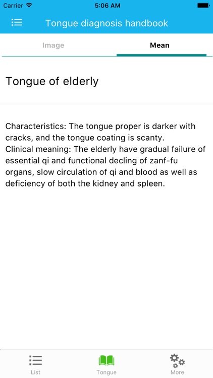 Tongue diagnosis handbook