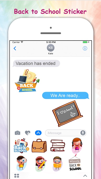 Back to School Stickers for iMessage