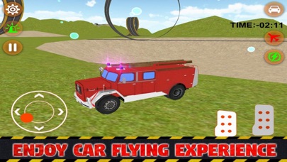 Fire Car Stunts Fly screenshot 3