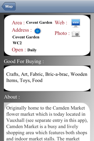London Market Guide screenshot 2