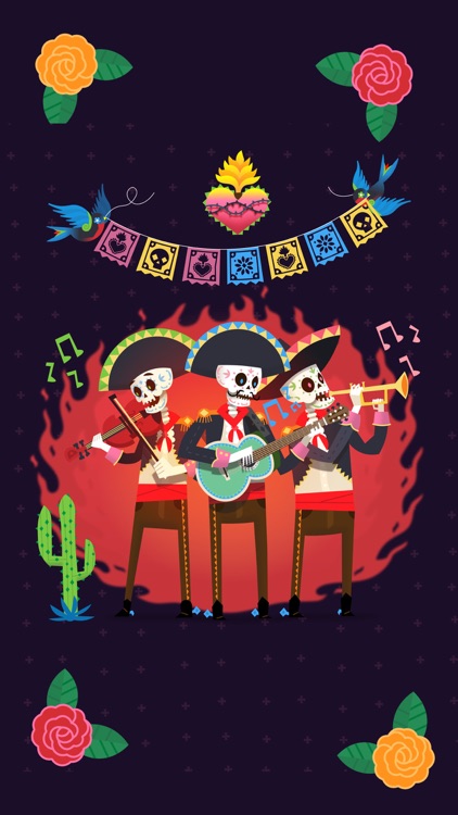 Day of the Dead Stickers Pro