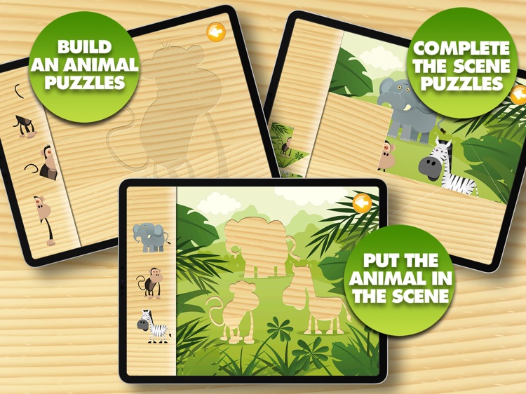 Jungle Animal Puzzles