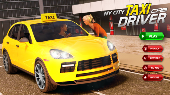 New York Taxi Driving Sim 3D