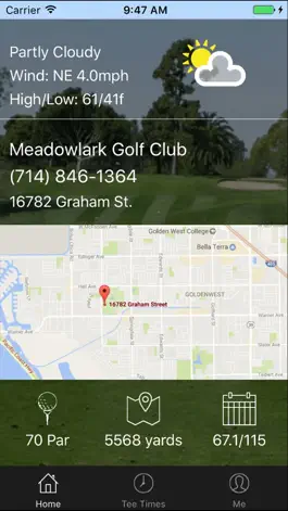 Game screenshot Meadowlark Golf Tee Times apk