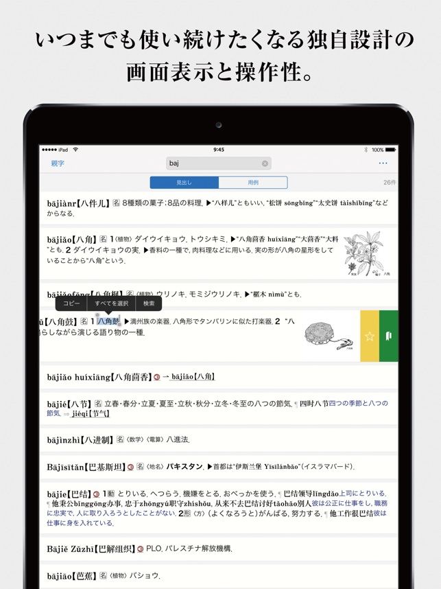 App Store에서 제공하는 中日 日中辞典 第3版