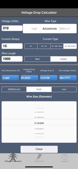 Voltage Drop Calculator.(圖3)-速報App