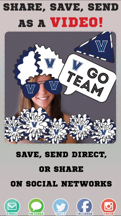 Villanova Wildcats Animated Selfie Stickers screenshot 3