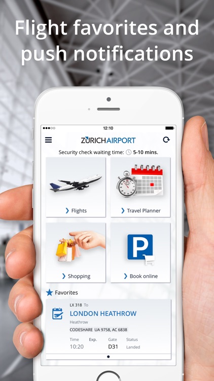 Zurich Airport App screenshot-3