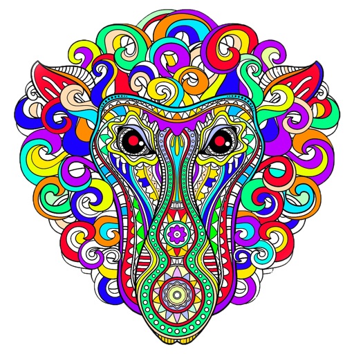 Coloring Therapy For Adults iOS App