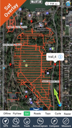 Washington Park map GPS charts(圖1)-速報App