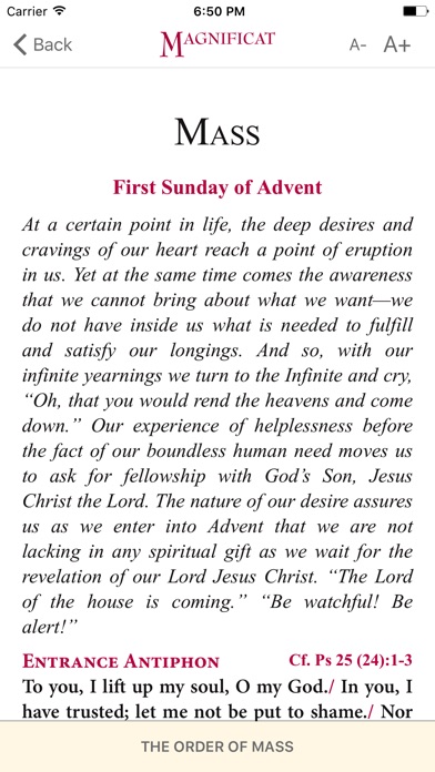 Magnificat Advent 2017 screenshot 3