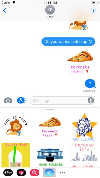 Stickers for Lions