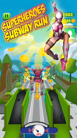 Superheroes Subway Run(圖1)-速報App