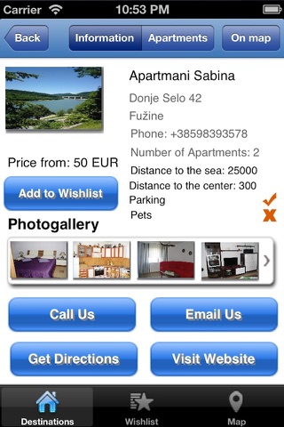 Apartments Croatia screenshot 3