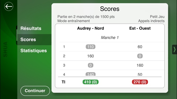 Jeu de Belote for iPhone screenshot-3
