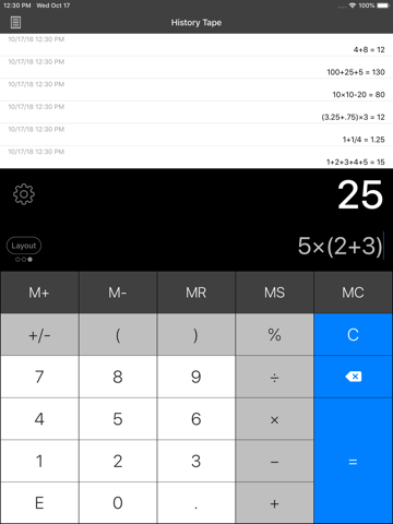 Calculator ％ Lite screenshot 3