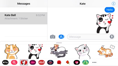 Angry Kitten iMessage Stickers screenshot 3