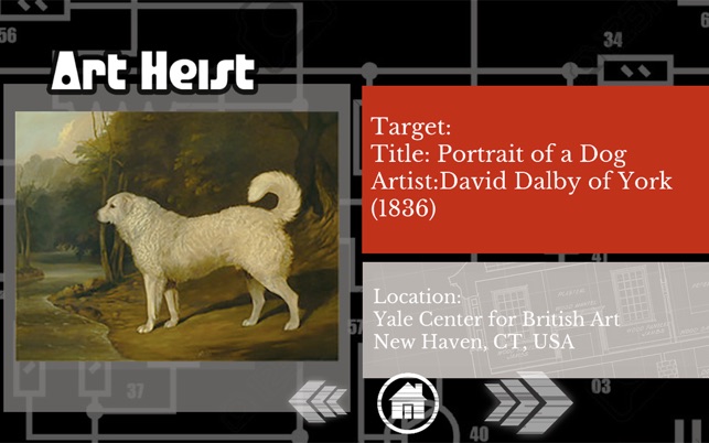 Art Heist, White Hat, game for IOS