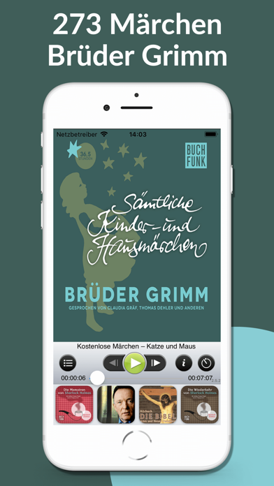 How to cancel & delete 273 Märchen der Brüder Grimm from iphone & ipad 1