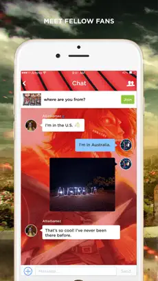 Screenshot 3 Amino for: Attack on Titan iphone