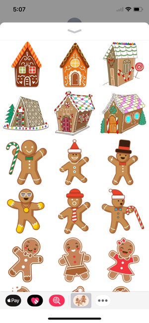 Gingerbread Adorable Stickers(圖2)-速報App