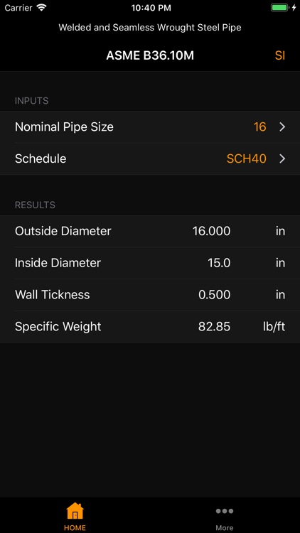 Steel Pipe B36.10M