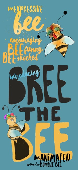 Bree the Bee Sticker Pack