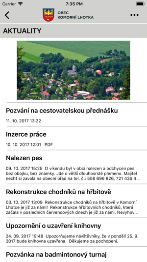 Obec Komorní Lhotka(圖2)-速報App