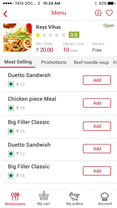 Chefflavours Food Delivery screenshot 2