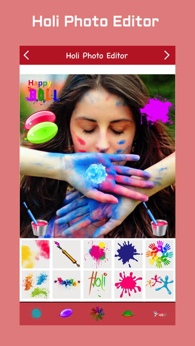 Holi Photo Editor screenshot 2