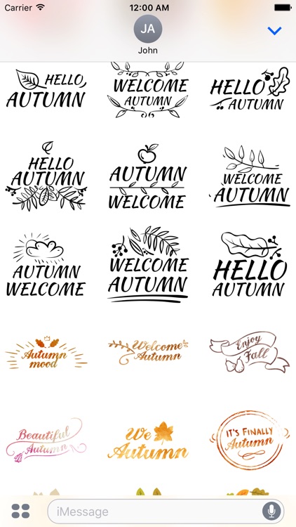 Autumn Greetings - Say it With Beautiful Stickers screenshot-3