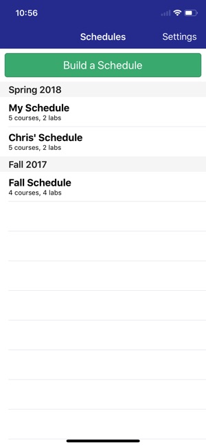 college schedule builder on the app store schedule builder college