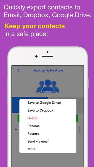 Contacts Backup - Restore(圖2)-速報App