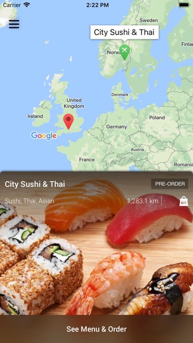 City Sushi & Thai Restaurant screenshot 2