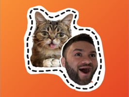 Ever want to make a custom sticker from your own saved photos or camera