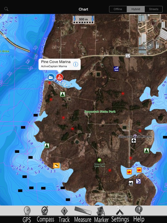 Toledo Bend Nautical Chart Pro