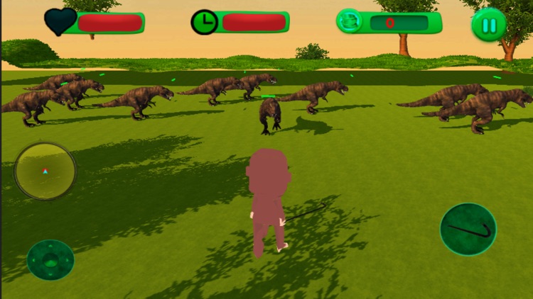 Apes Vs Dinosaur - Throne War screenshot-3