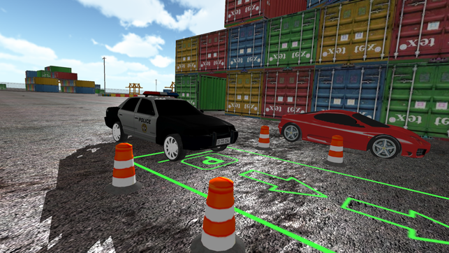 Real Police Car Parking 3D Sim(圖2)-速報App