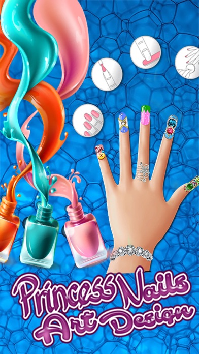 Princess Nails art design screenshot 2
