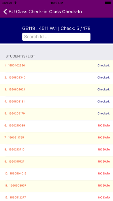 How to cancel & delete BU Class Check In from iphone & ipad 3