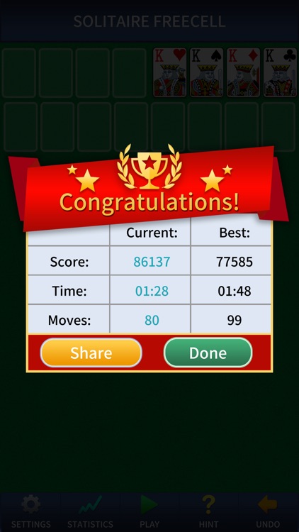 FreeCell Solitaire Classic.