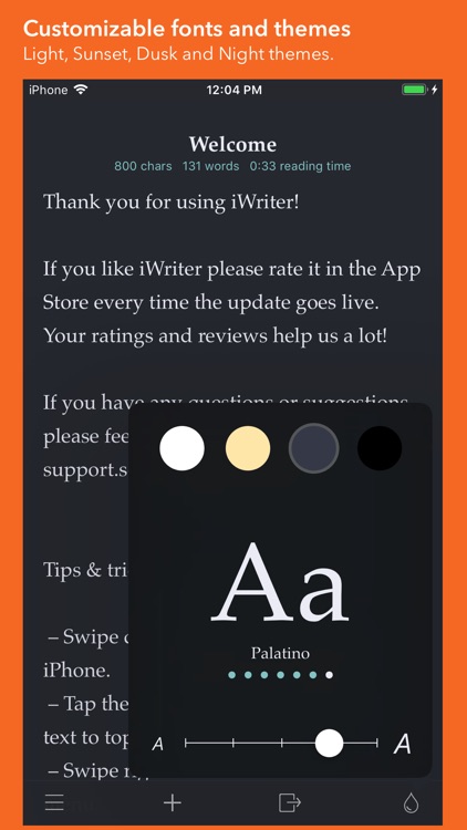 iWriter screenshot-3