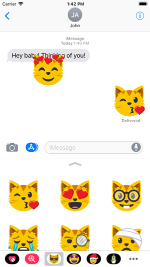 Cat Themed Emoji: by EmojiOne(圖4)-速報App