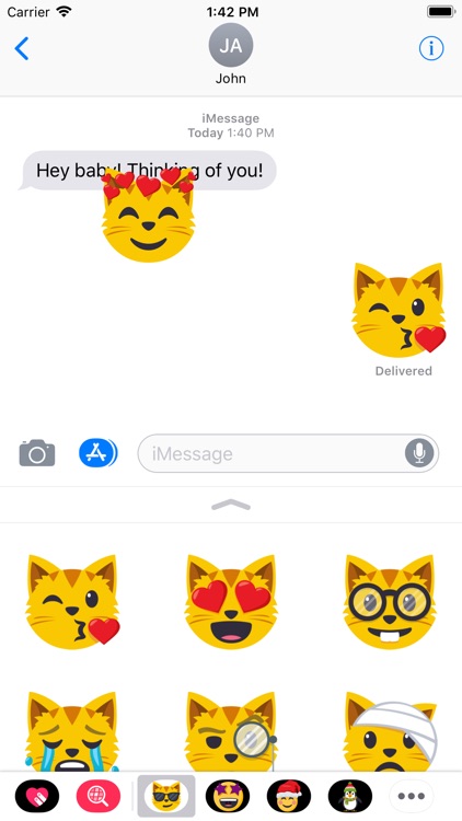 Cat Themed Emoji: by EmojiOne screenshot-3